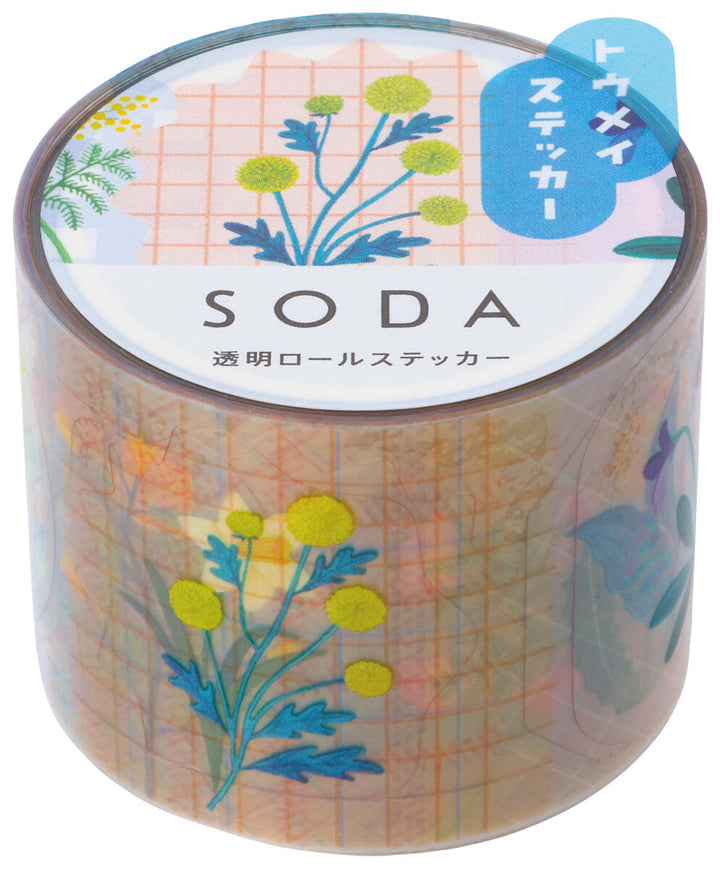 Wildflowers SODA Transparent Sticker Tape