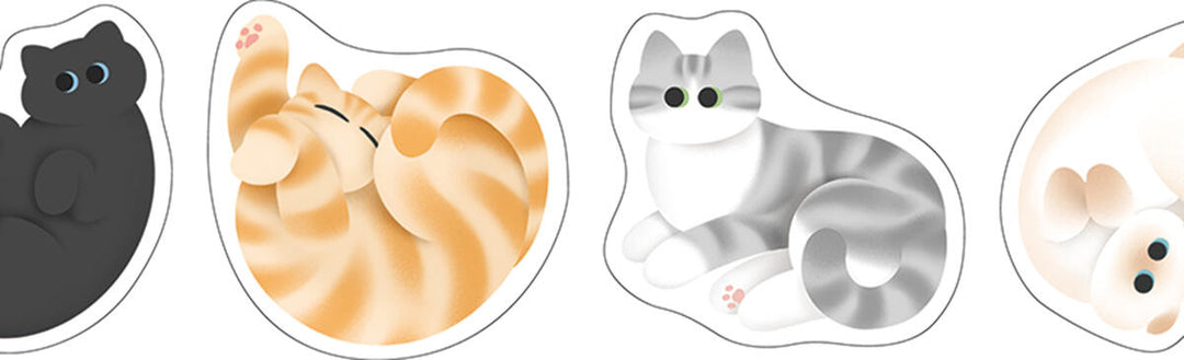 Rolling Cat SODA Transparent Sticker Tape