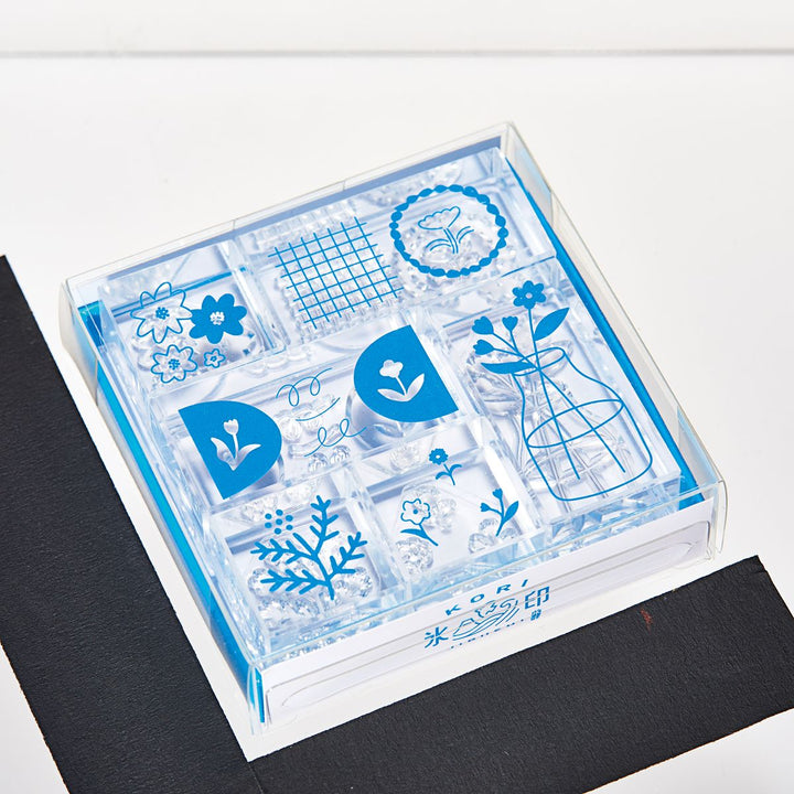 Flower Crystal Clarity Stamp Set | Hitotoki Kori Jirushi Series