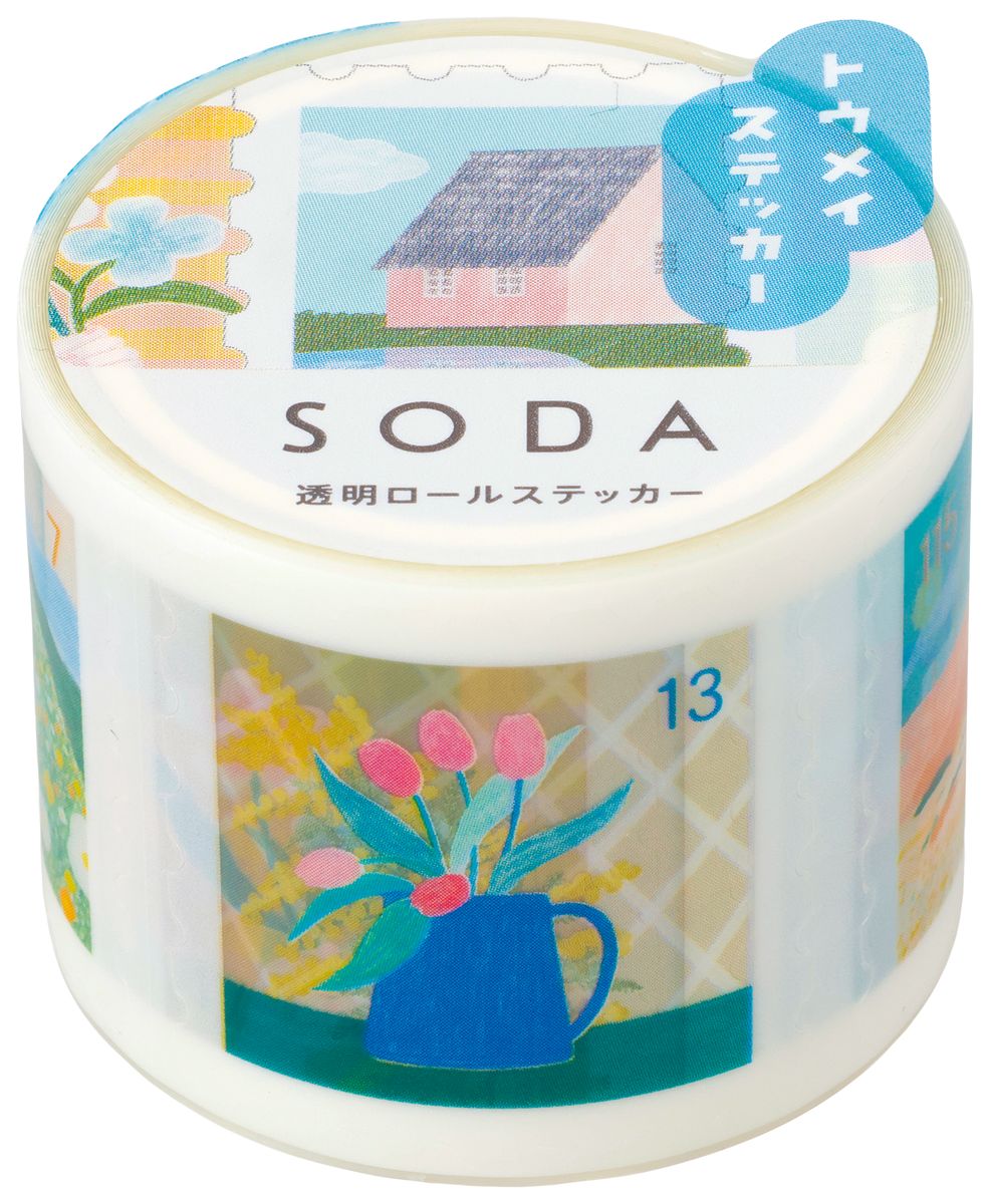 Still Life Stamp SODA Transparent Sticker Tape