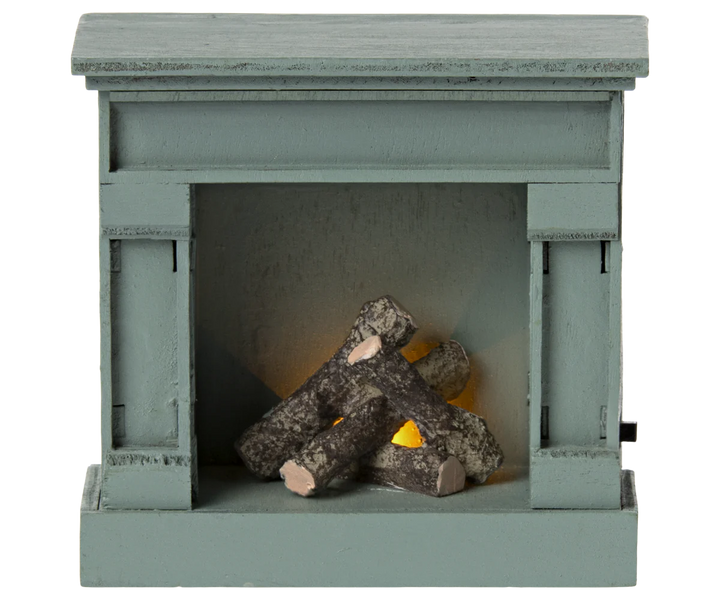 Miniature Fireplace | Blue