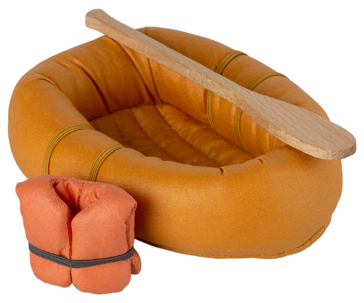 Miniature Rubber Boat | Dusty Yellow