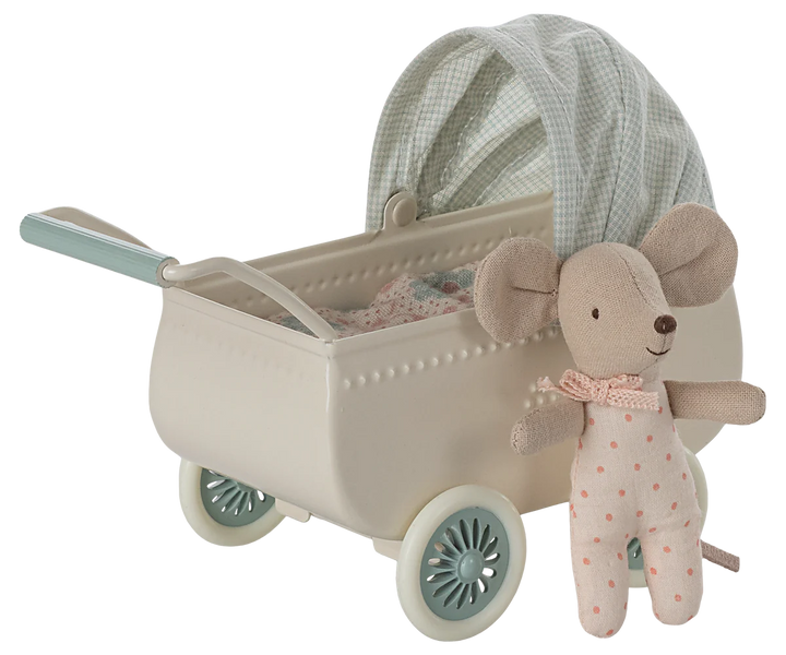 Pram with baby mouse | Mint