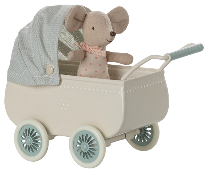 Pram with baby mouse | Mint