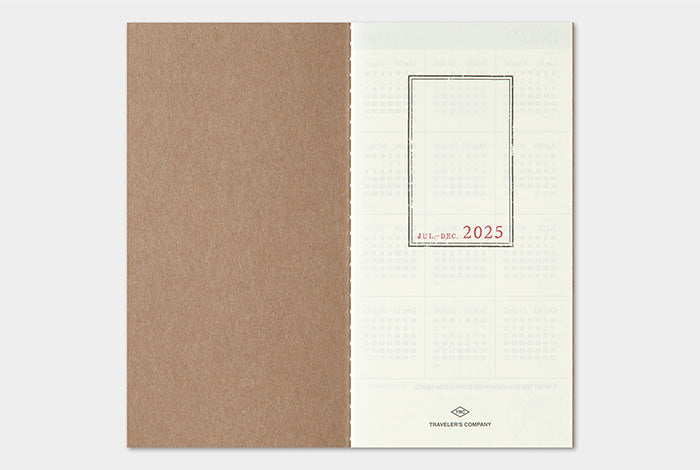 2025 Traveler's Weekly Vertical Planner | Regular Size