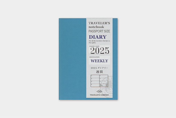 2025 Traveler's Weekly Planner | Passport Size