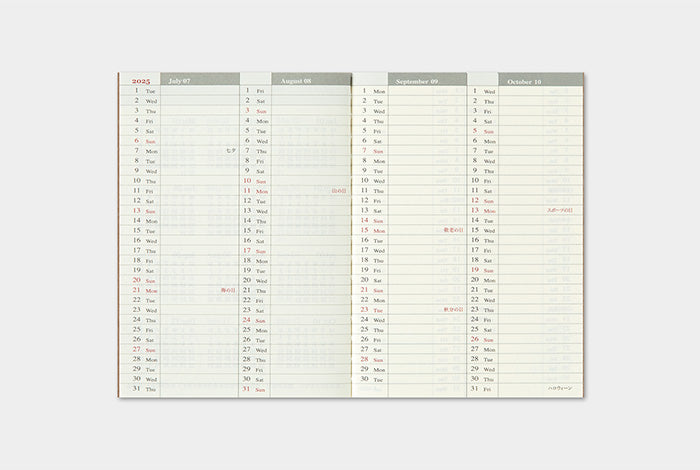 2025 Traveler's Weekly Planner | Passport Size