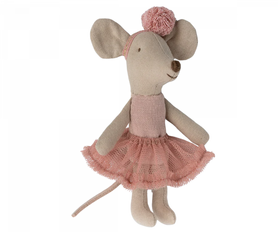 Little Sister Ballerina Mouse | Rose