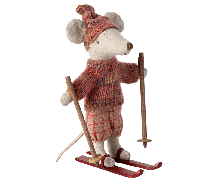 Big Sister Winter Mouse in Ski Set