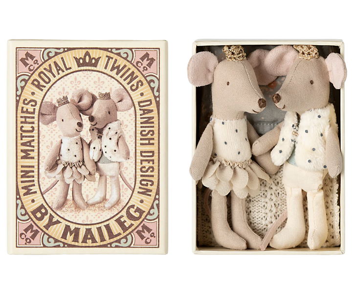 Royal Twin Mice in a Matchbox