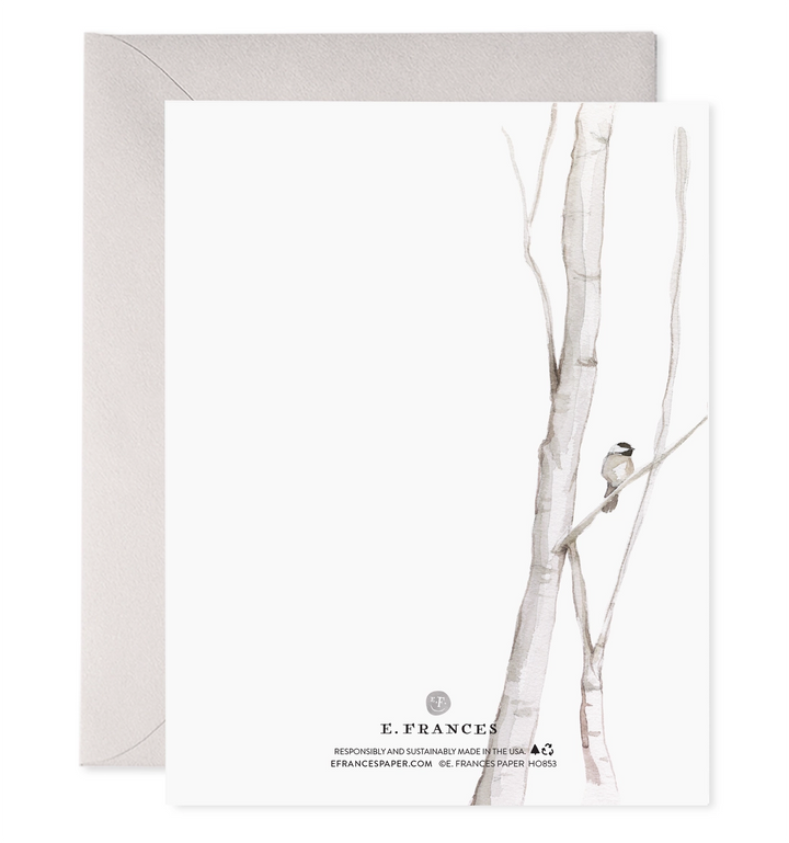 Snowy Birches | Holiday Card