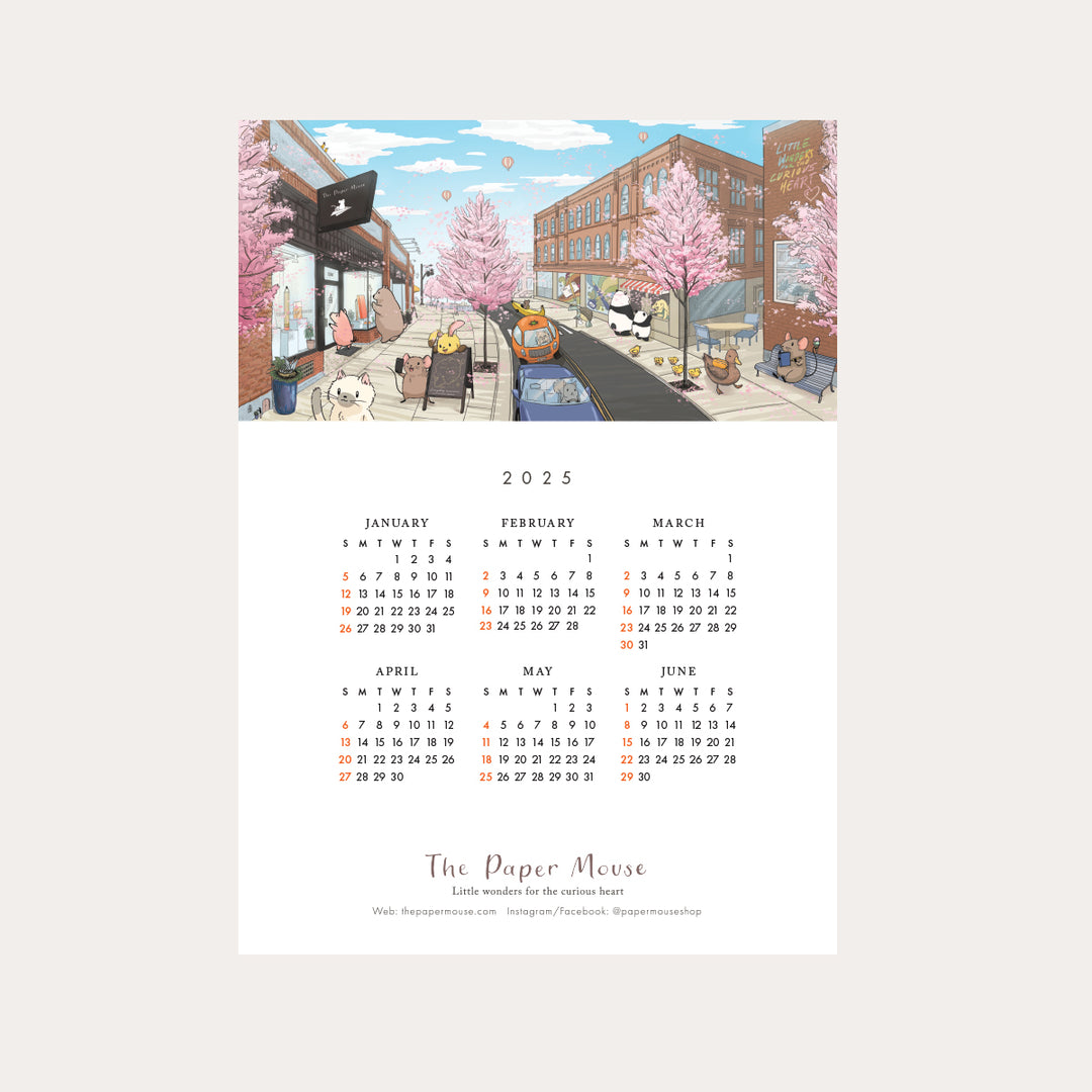 2025 Calendar Card