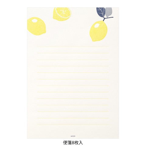 Letterpress Letter Set | Lemon