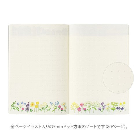 Scandinavia Yuru Log Dot Grid Notebook