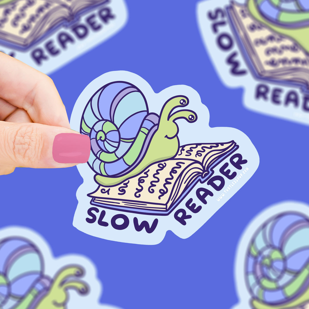 Slow Reader | Vinyl Sticker *