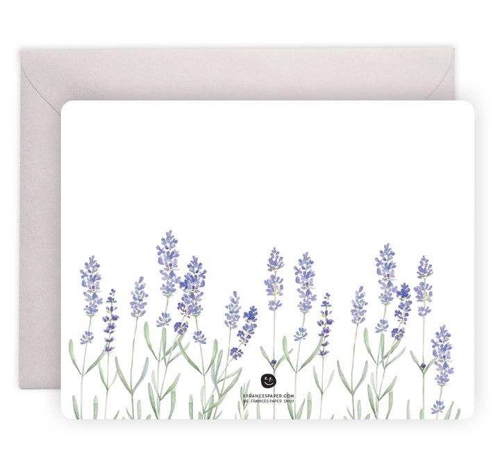 Lavender | 8 Flat Card Set