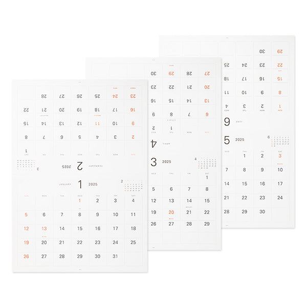 2025 Midori Hanging Calendar