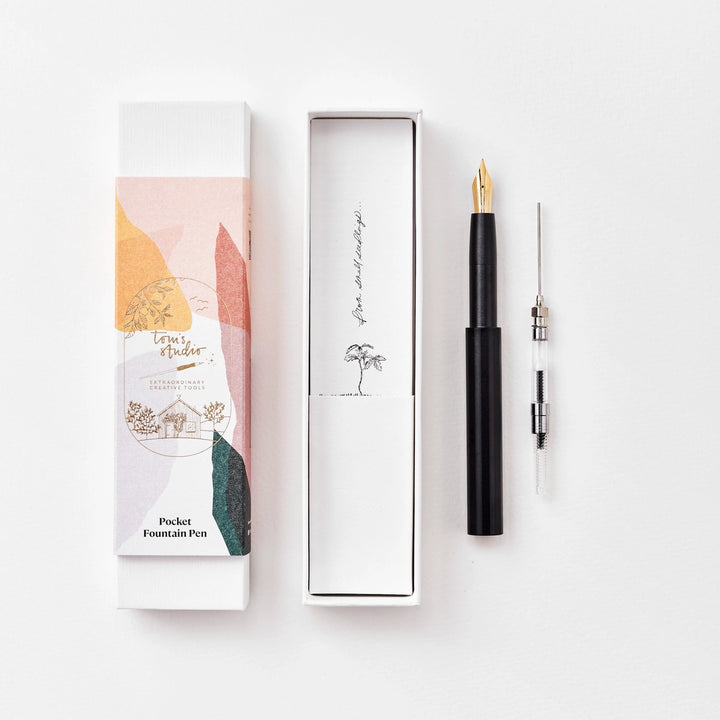 The Studio Pocket Fountain Pen 2.0 | Black