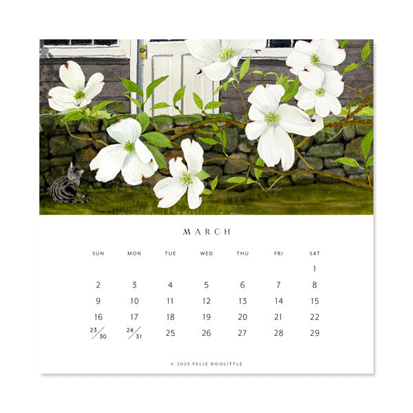 Hidden Garden | 2025 Desk Calendar