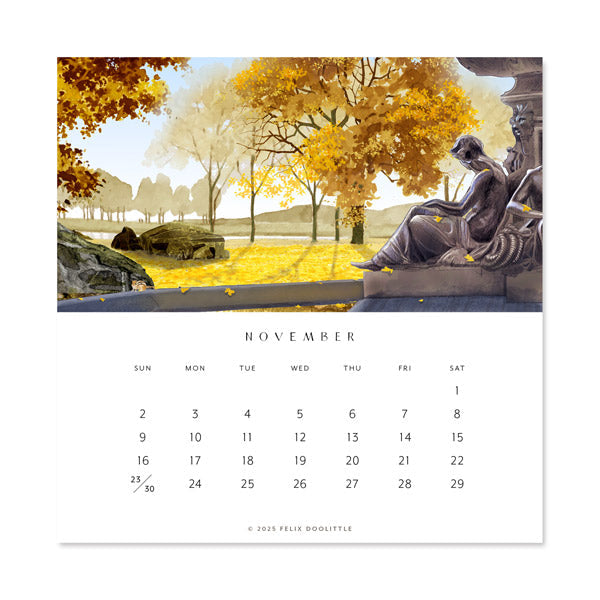 Hidden Garden | 2025 Desk Calendar