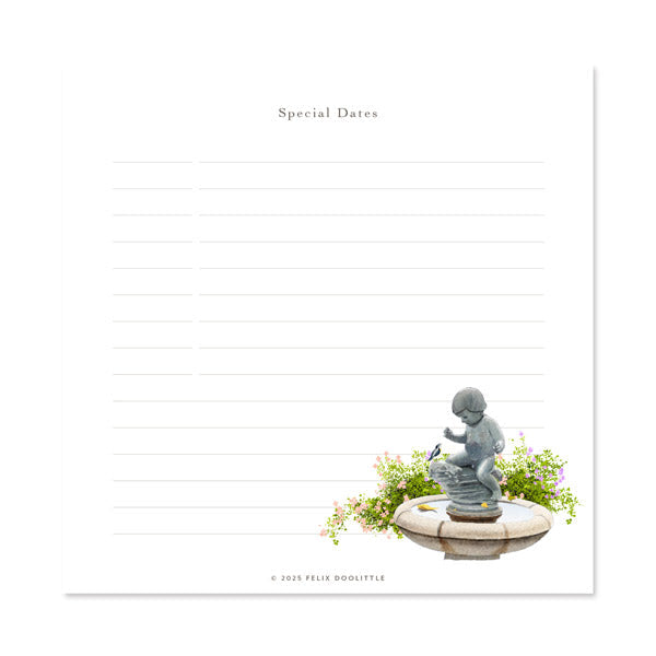 Hidden Garden | 2025 Desk Calendar