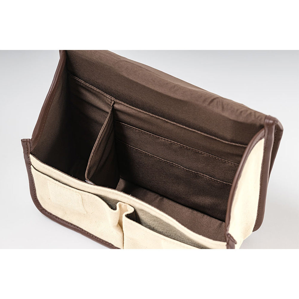 Hobonichi Stappo Pouch | Canvas: Ivory Brown