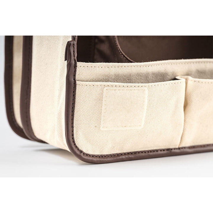 Hobonichi Stappo Pouch | Canvas: Ivory Brown