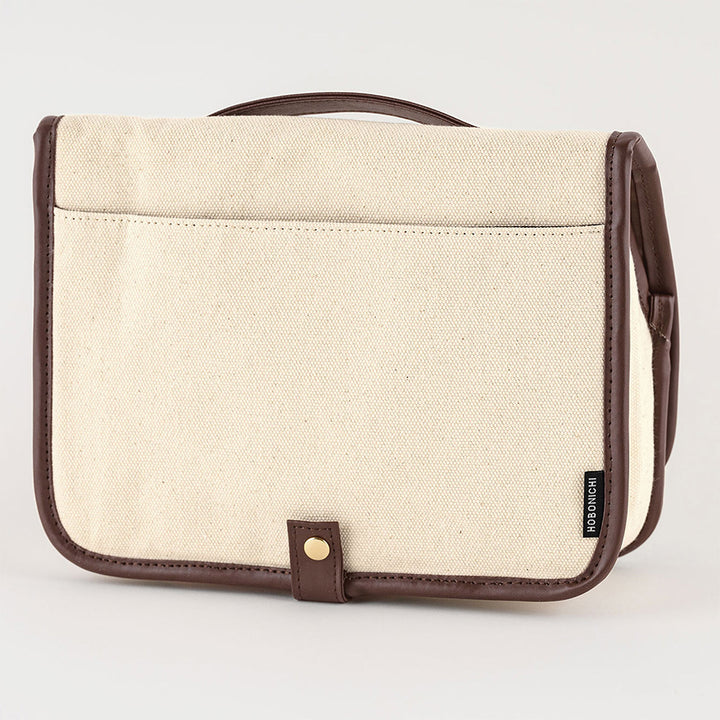 Hobonichi Stappo Pouch | Canvas: Ivory Brown