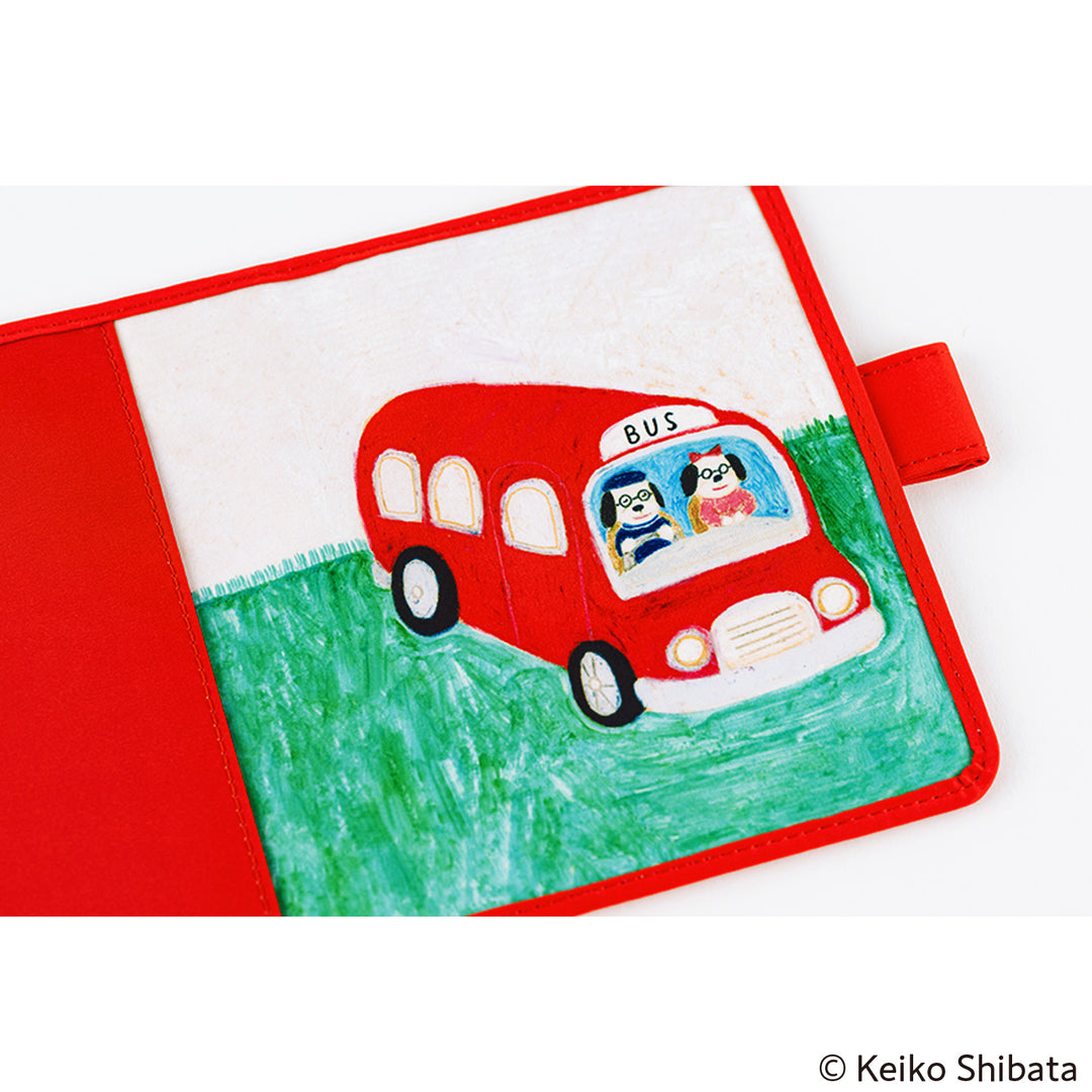 Hobonichi Techo A6 Original Cover | Keiko Shibata: Bus management by Mr. and Mrs. Inoue