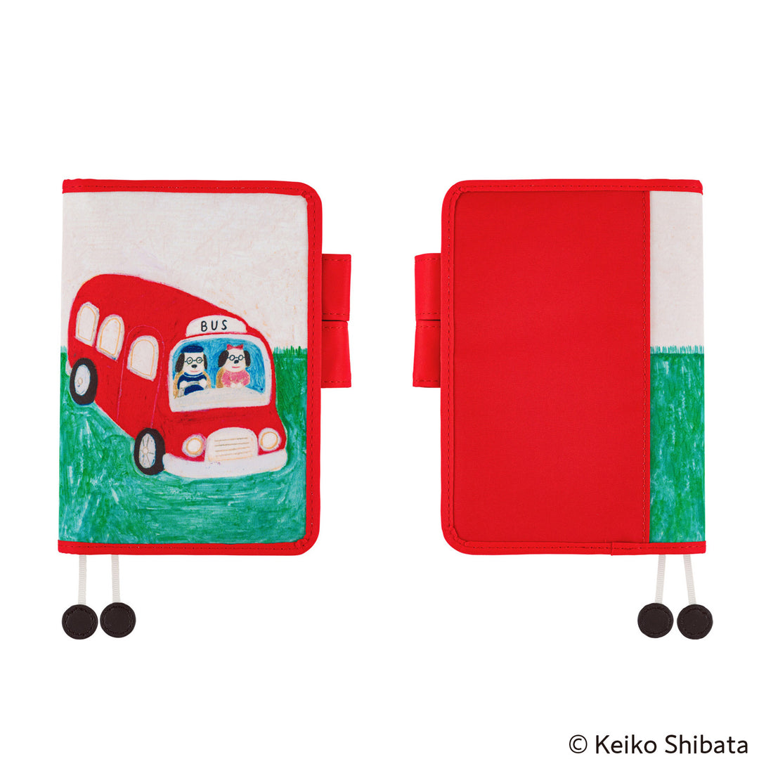 Hobonichi Techo A6 Original Cover | Keiko Shibata: Bus management by Mr. and Mrs. Inoue