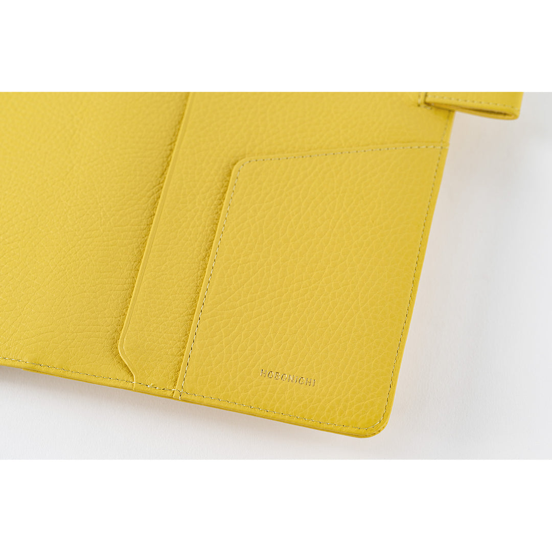 Hobonichi Techo A5 Cousin Cover | Leather: Brilliant Yellow