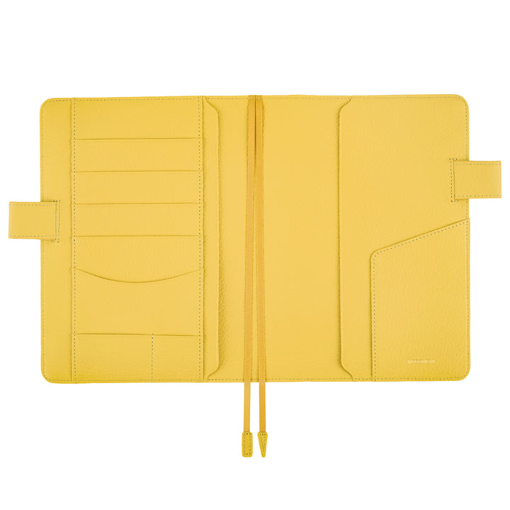 Hobonichi Techo A5 Cousin Cover | Leather: Brilliant Yellow