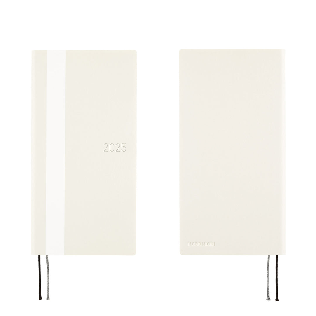 Hobonichi Techo 2025 Weeks Planner | White Line: Ivory | English