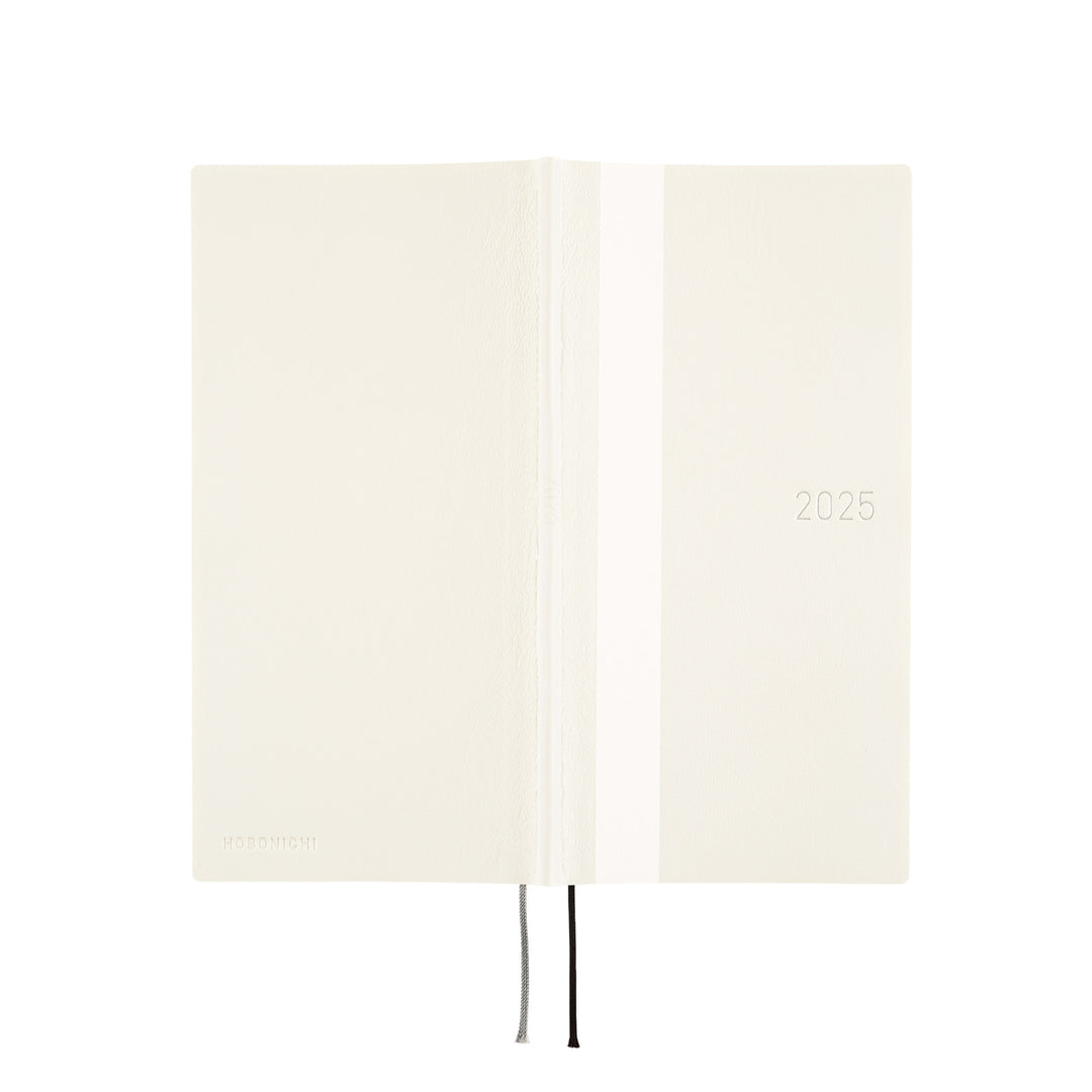 Hobonichi Techo 2025 Weeks Planner | White Line: Ivory | English