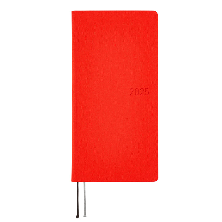 Hobonichi Techo 2025 Weeks Planner | Colors: Chili Pepper | English