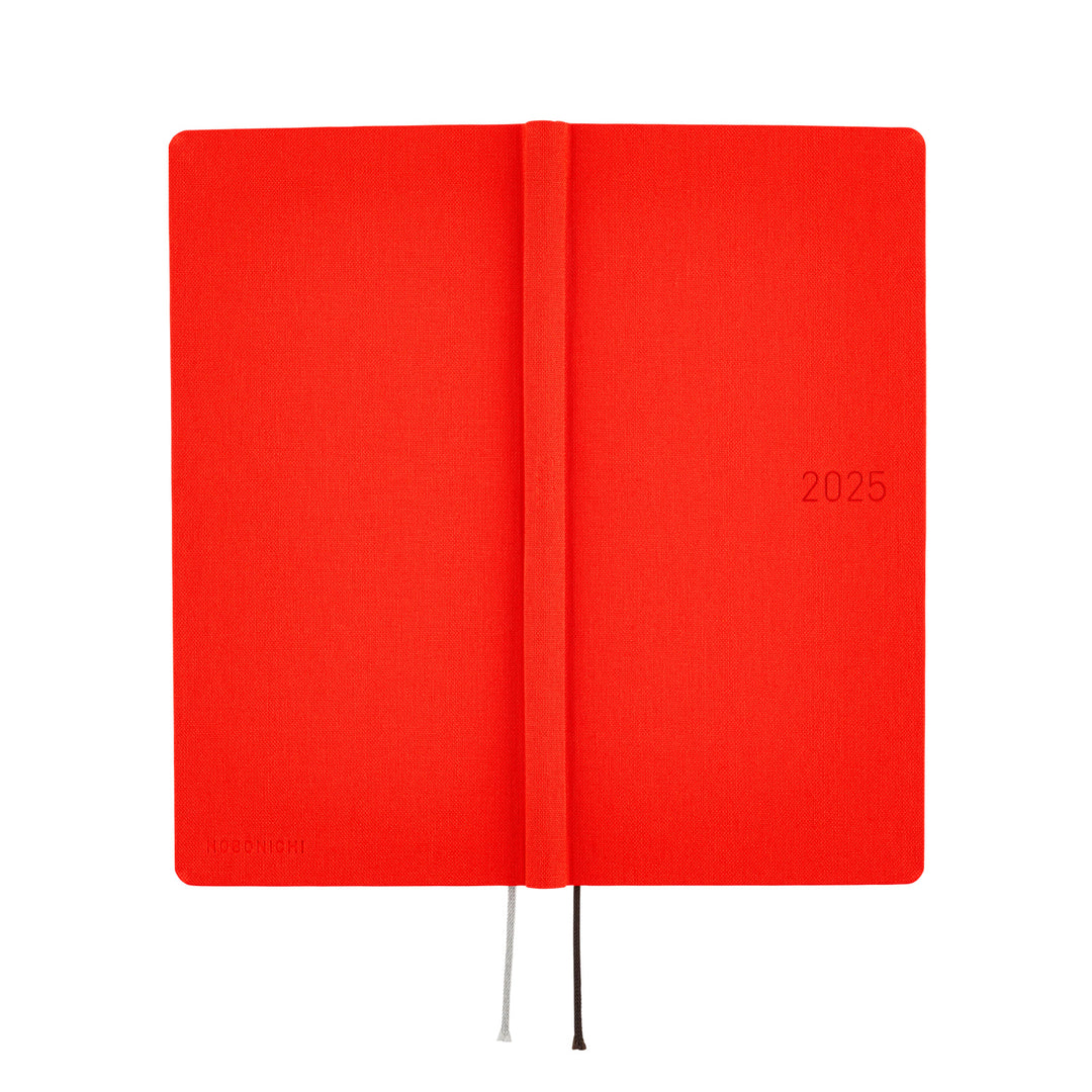 Hobonichi Techo 2025 Weeks Planner | Colors: Chili Pepper | English