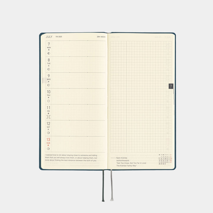 Hobonichi Techo 2025 Weeks Planner | Colors: Star Dust | English