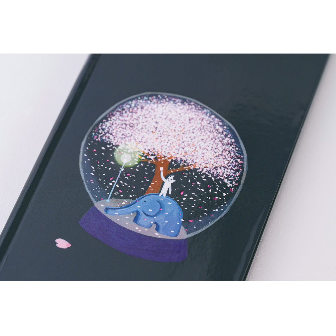 Hobonichi Techo 2025 Weeks Planner | Hiroko Kubota: Night Cherry Blossom Snow Globe | English