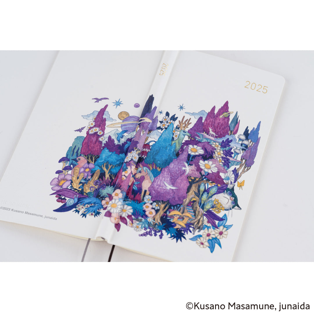 Hobonichi Techo 2025 Weeks Planner | Masamune Kusano x junaida: Through the Purple Night | English