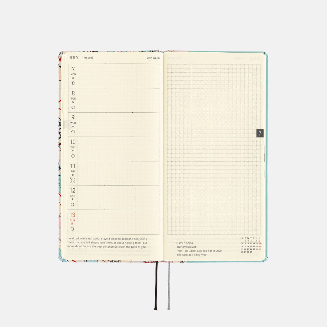 Hobonichi Techo 2025 Weeks Planner | Unsodo: Bijutsukai (Tanabata Decorations) | English