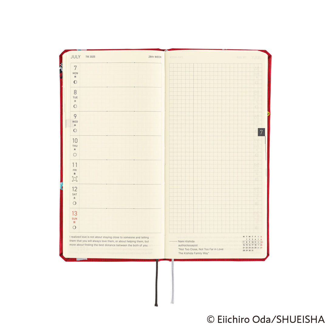 Hobonichi Techo 2025 Weeks Planner | ONE PIECE magazine: DON! | English