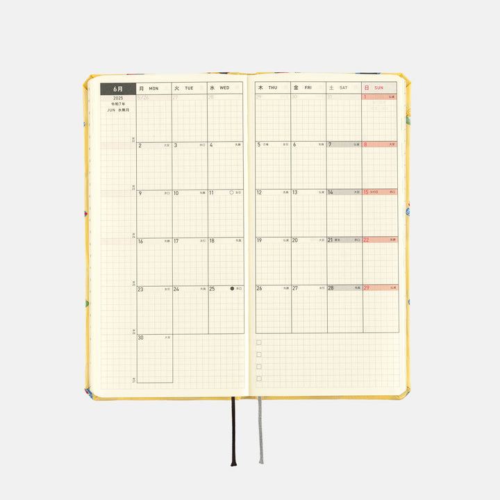 Hobonichi Techo 2025 Weeks Planner | Bow & Tie: Sushi | English