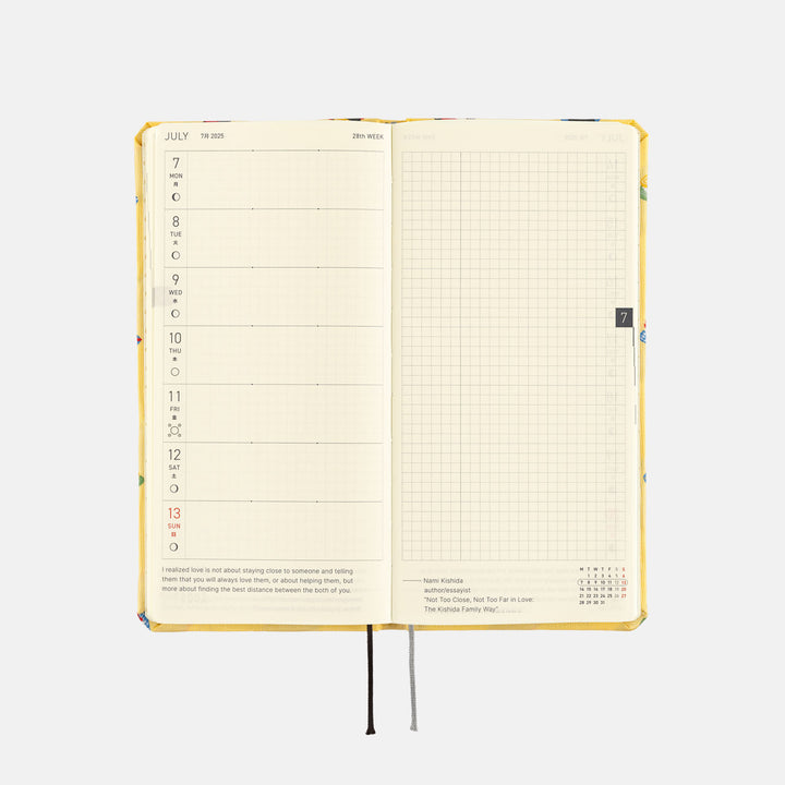 Hobonichi Techo 2025 Weeks Planner | Bow & Tie: Sushi | English