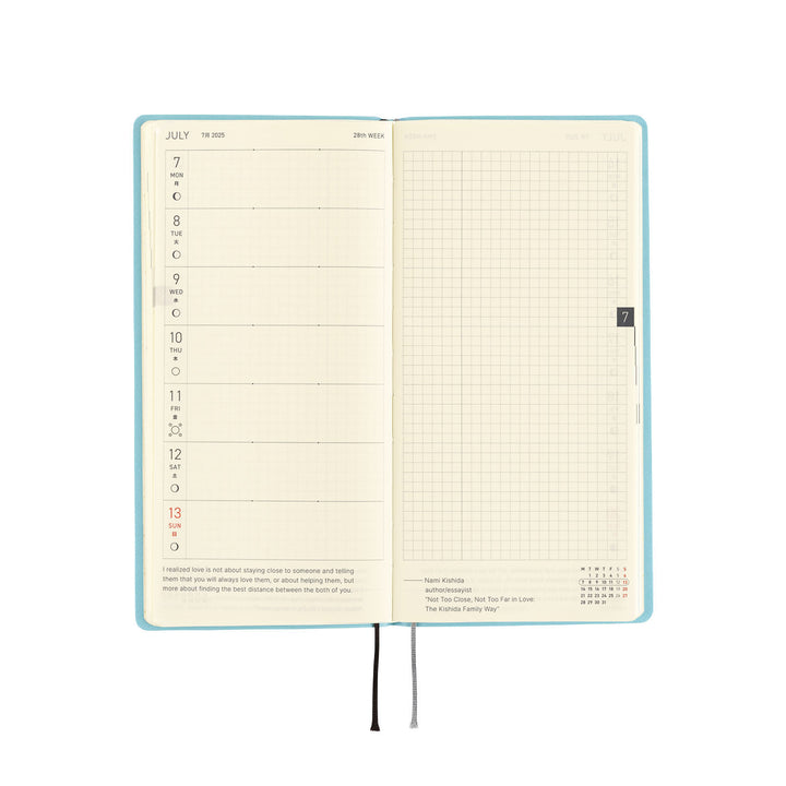 Hobonichi Techo 2025 Weeks Planner | Smooth: Vanilla Soda | English