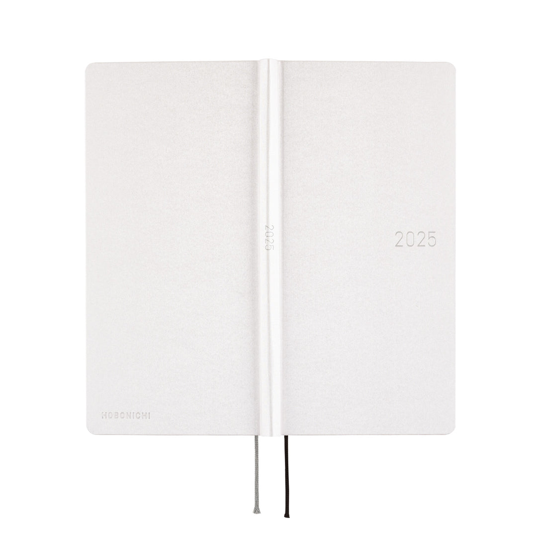 Hobonichi Techo 2025 Weeks Planner | Paper Series: Platinum White | English