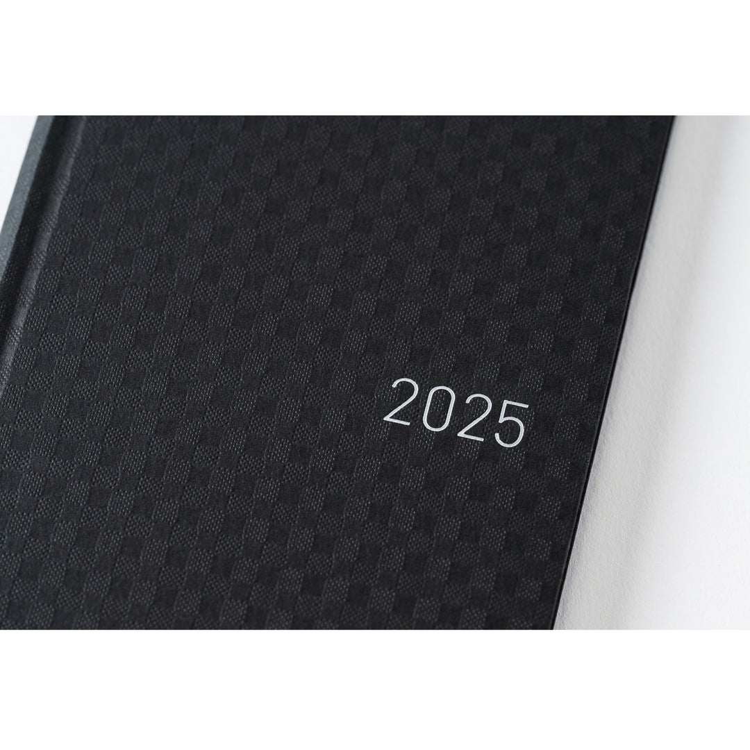 Hobonichi Techo 2025 APRIL Starts Weeks Planner | Paper Series: Black Gingham | Japanese