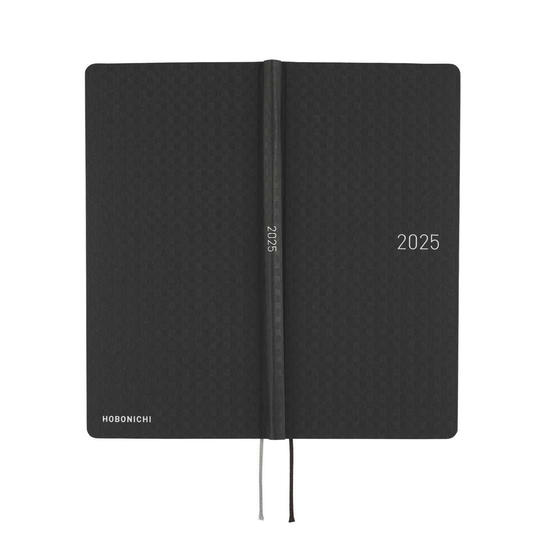 Hobonichi Techo 2025 APRIL Starts Weeks Planner | Paper Series: Black Gingham | Japanese