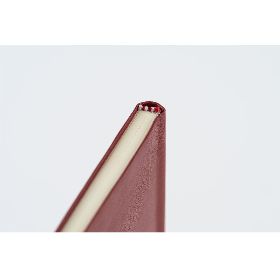 Hobonichi Techo 2025 Weeks Planner | Leather: Pomegranate | English