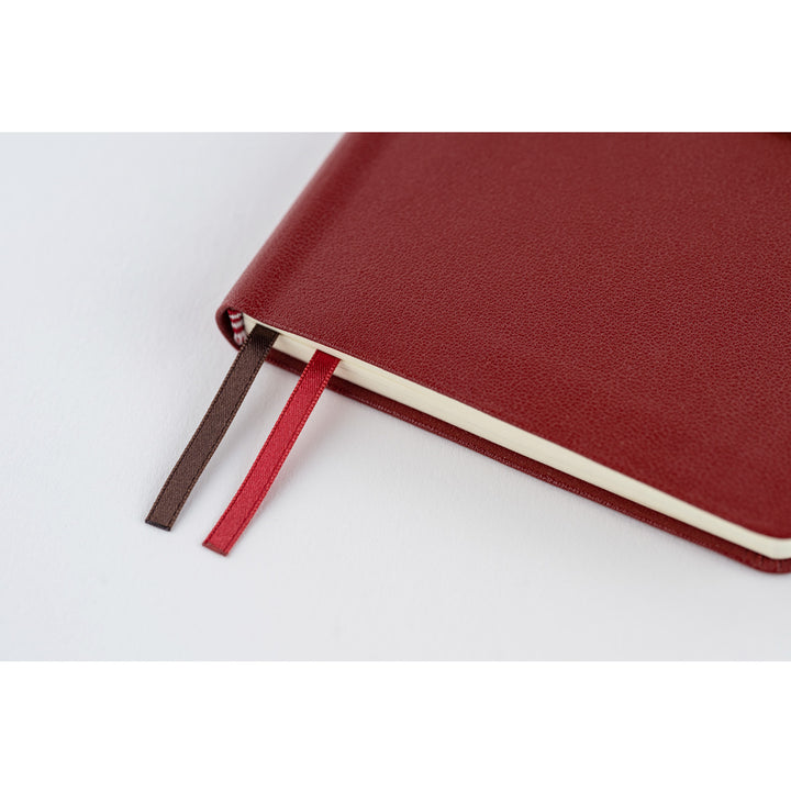 Hobonichi Techo 2025 Weeks Planner | Leather: Pomegranate | English