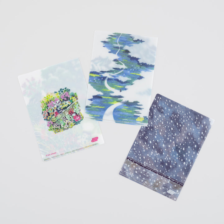 Hobonichi Clear Folder Set of 3 for A6 Size | iyo okumi